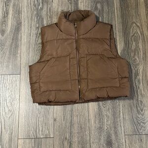 Love Tree Chocolate Brown Vest